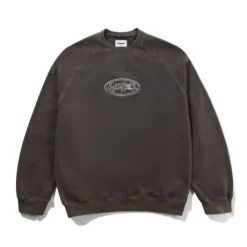 Abseil Crewneck, Washed Black