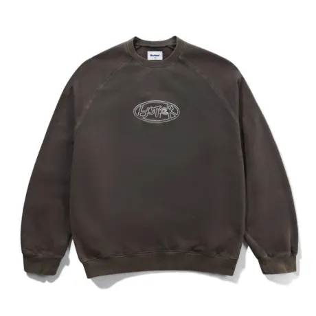 Abseil Crewneck, Washed Black