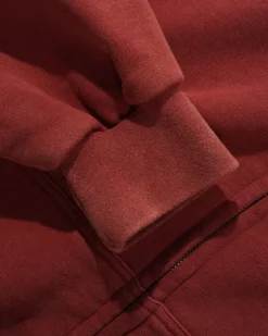 Amplify Zip-Thru Hood, Washed Russet