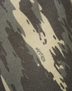 Blotch Fleece Pants, Washed Camo