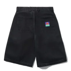 Denim Work Shorts, Black
