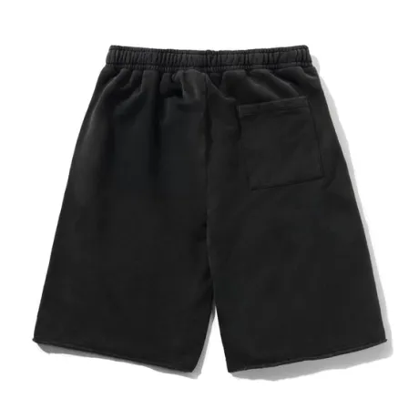 Fleece Shorts, Washed Black
