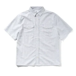 Grid S/S Shirt, Blue