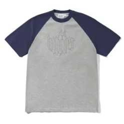 Harvest Raglan Tee, Navy / Heather