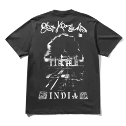 India Tee, Washed Black