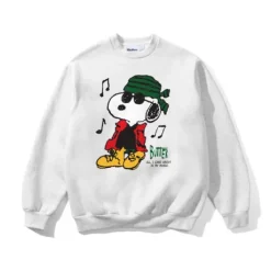 Music Crewneck, Ash