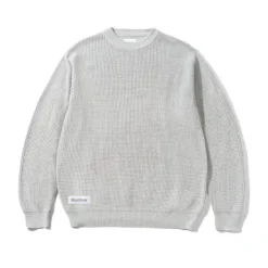 Newcomer Reversible Knit Sweater, Grey