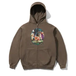 Nimai Zip-Thru Hood, Washed Brown
