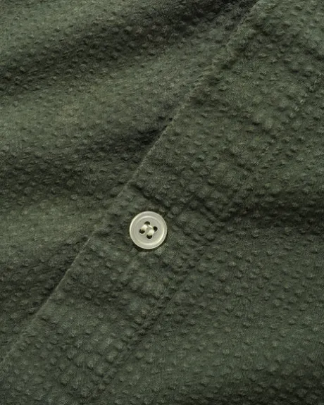 Overdye Seersucker S/S Shirt, Army