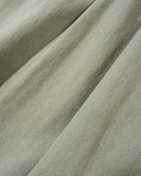 Pleated Shorts, Washed Fatigue