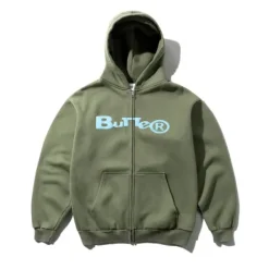 Registered Zip-Thru Hood, Dull Army