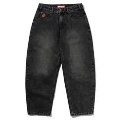 Santosuosso Denim Jeans, Stonewash Black