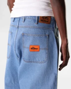 Santosuosso Denim Jeans, Washed Indigo