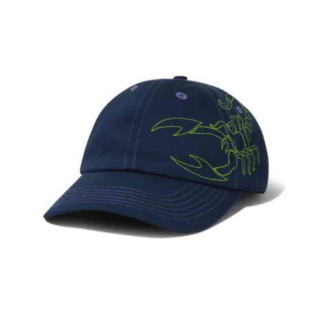 Scorpion 6 Panel Cap, Navy