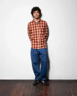 Sirocco Shirt, Plum / Taupe