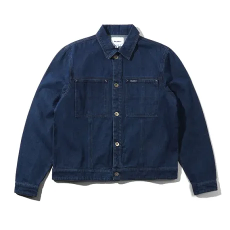 Trucker Denim Jacket, Dark Blue