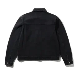 Trucker Denim Jacket, Washed Black