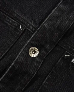 Trucker Denim Jacket, Washed Black