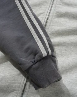 Tunnel Fleece Track Jacket, Ash / Navy