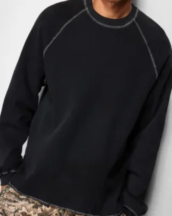 Waffle L/S Top, Forest Camo