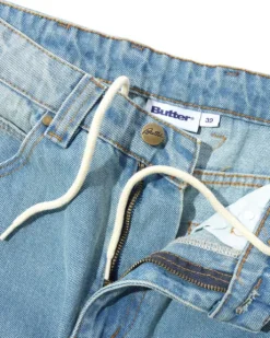 Weathergear Denim Jeans, Distressed Indigo
